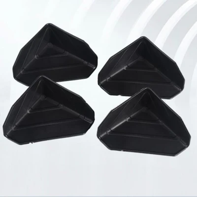 50*50*50*1mm 90*90*3mm Tamaño plástico protector de esquina tres - Carro lateral Protector de ángulo anticolisión para muebles de embalaje