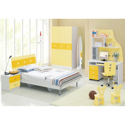 Nuevos productos de seguridad infantil Dormitorios diseños de madera Muebles de cama para dormir niños