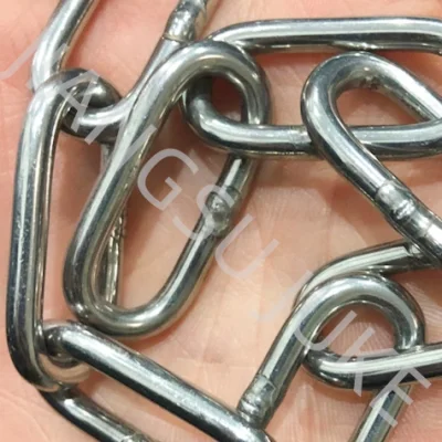Ligadura de la puerta de acero inoxidable 316 cadena de conexión corta ordinaria