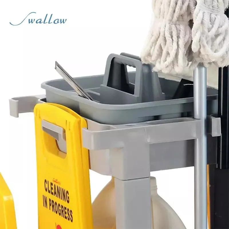 Plastic Tools Organiser and Supply Cleaning Caddy 3-Compartment Box with Handle