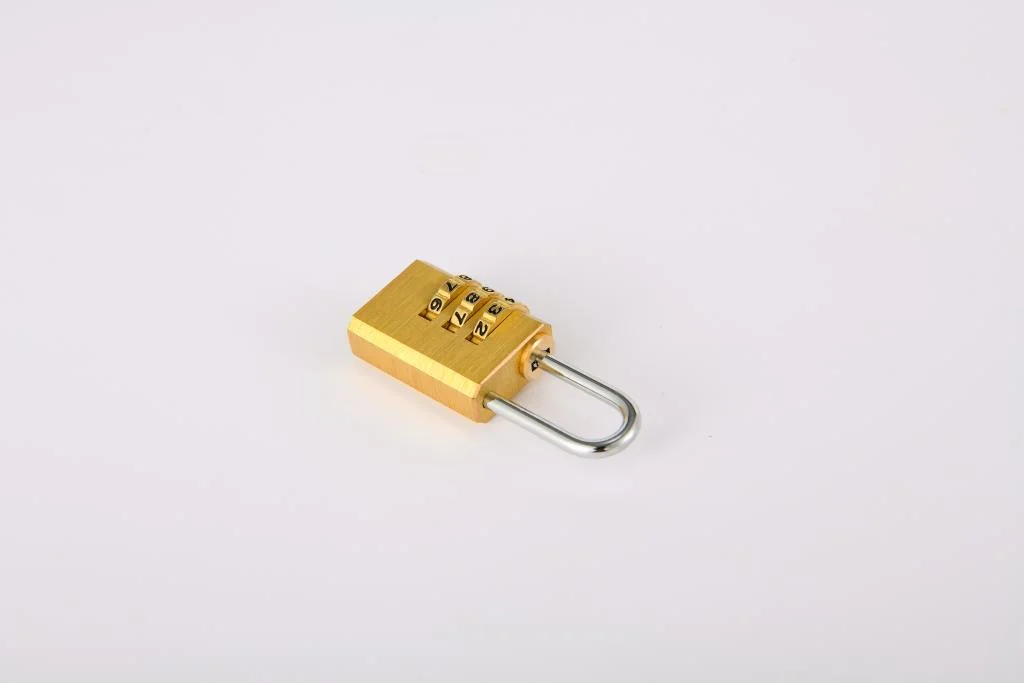 Hot Selling Brass 3 Digit Combination Lock Security Travel Padlock