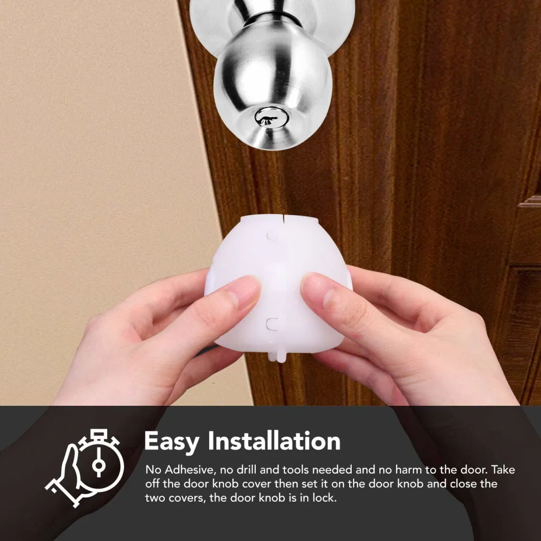 Baby Safety Door Handle Knob Covers Doorknob Proof Locks