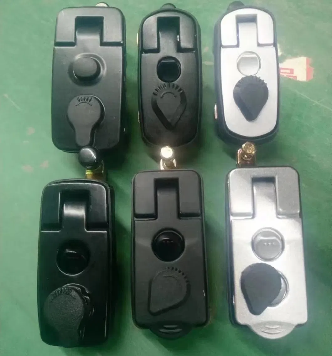 Black and White Color Side Cabin Door Locks for Yutong Higer Kinglong Chinese Bus