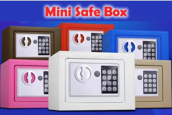 Mini Modern Hotel Furniture Cash Car Digital Security Safe Box