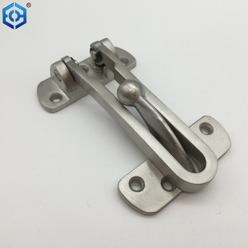 Stainless Steel Security Door Guard Gate Latches Swing Bar Door Chain Burglar