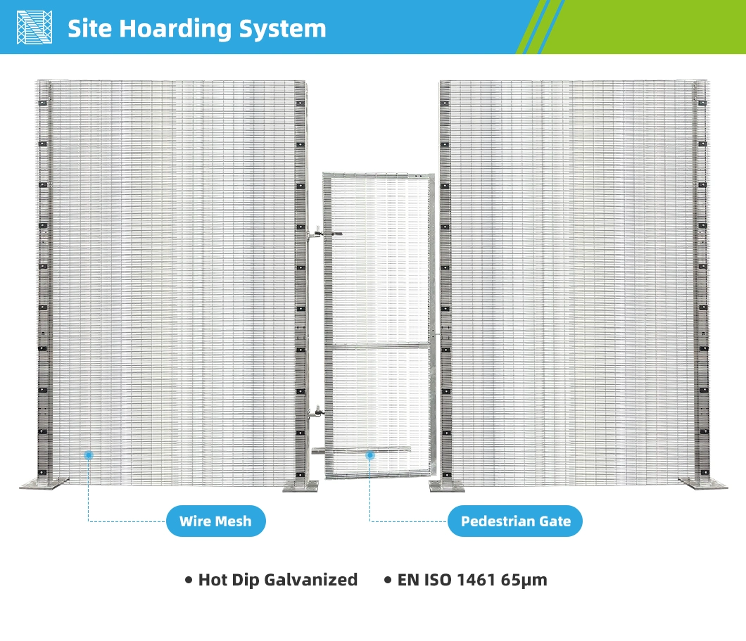 Pedestrian Gate Header Bar for 358 Wire Mesh Fence with Cheap Price