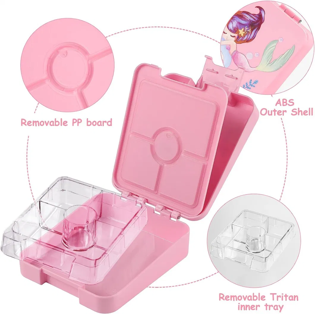 Aohea Leak Resistant and Microwave Safe Kids Mini Bento Lunch Box