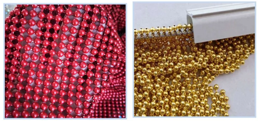 Metal Beaded Curtains/Metal Ball Chains for Hotel/KTV/Room Decoration/Aluminum Curtains/ Stainless Curtain/Window Curtain/ Door Curtain/Wire Mesh/Hotel Curtain