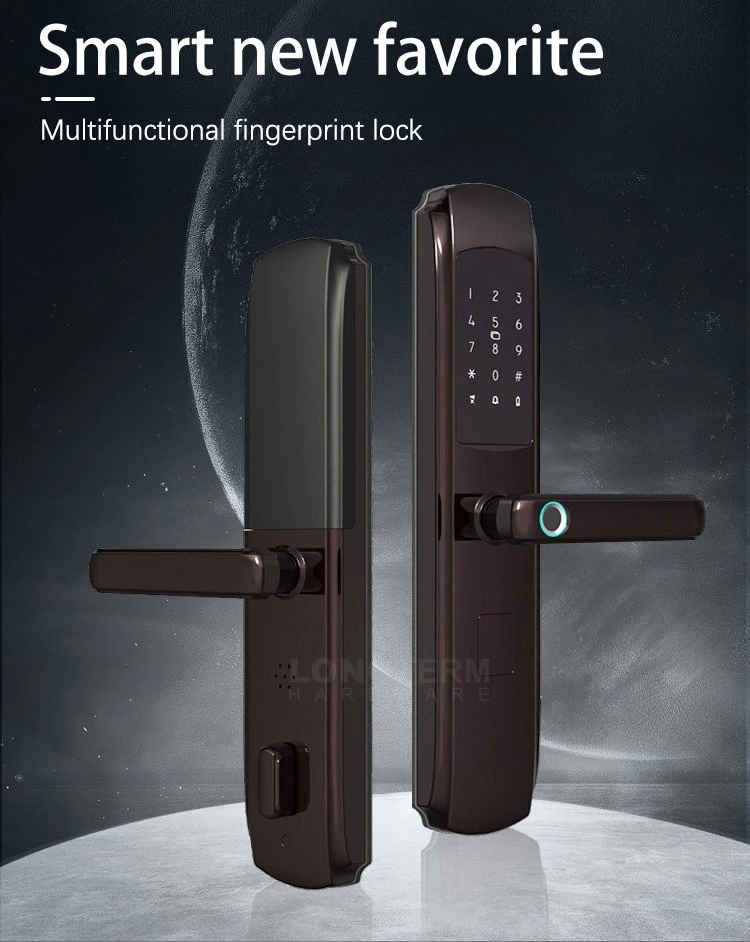 High Security Anti Theft Smart Door Lock Tt Lock Biometric Intelligent Ttlock Electronic Fingerprint Smart Locks