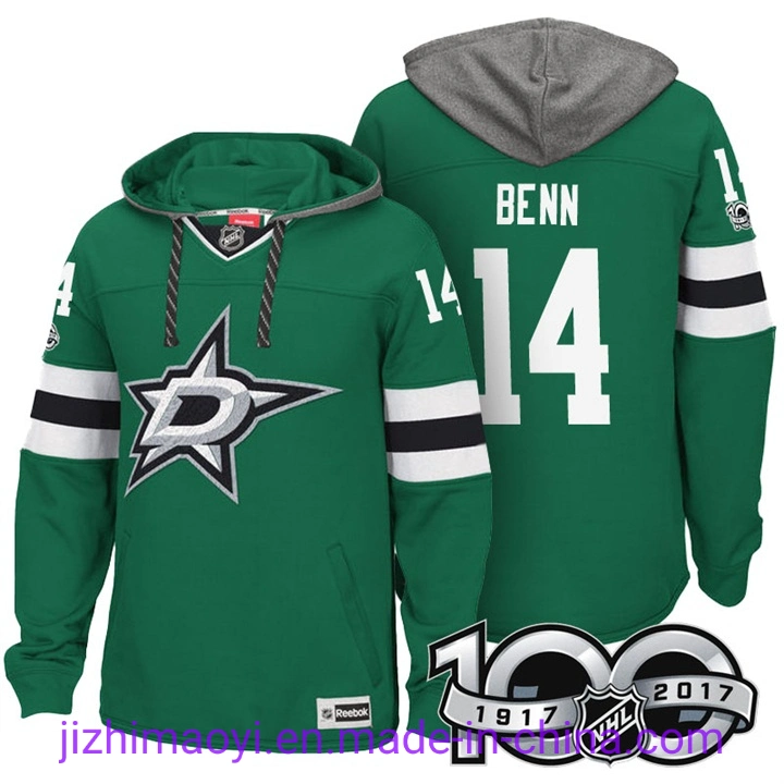 Wholesale Custom Dallas Stars Alexander Radulov Jamie Benn Joe Pavelski Miro Heiskanen Tyler Seguin Ben Bishop Goalie Cut Hockey Team Hoodies Sweatshirt