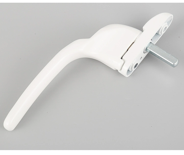 ISO9001 White Cranked Espag UPVC Window Door Cabinet Hardware Handle