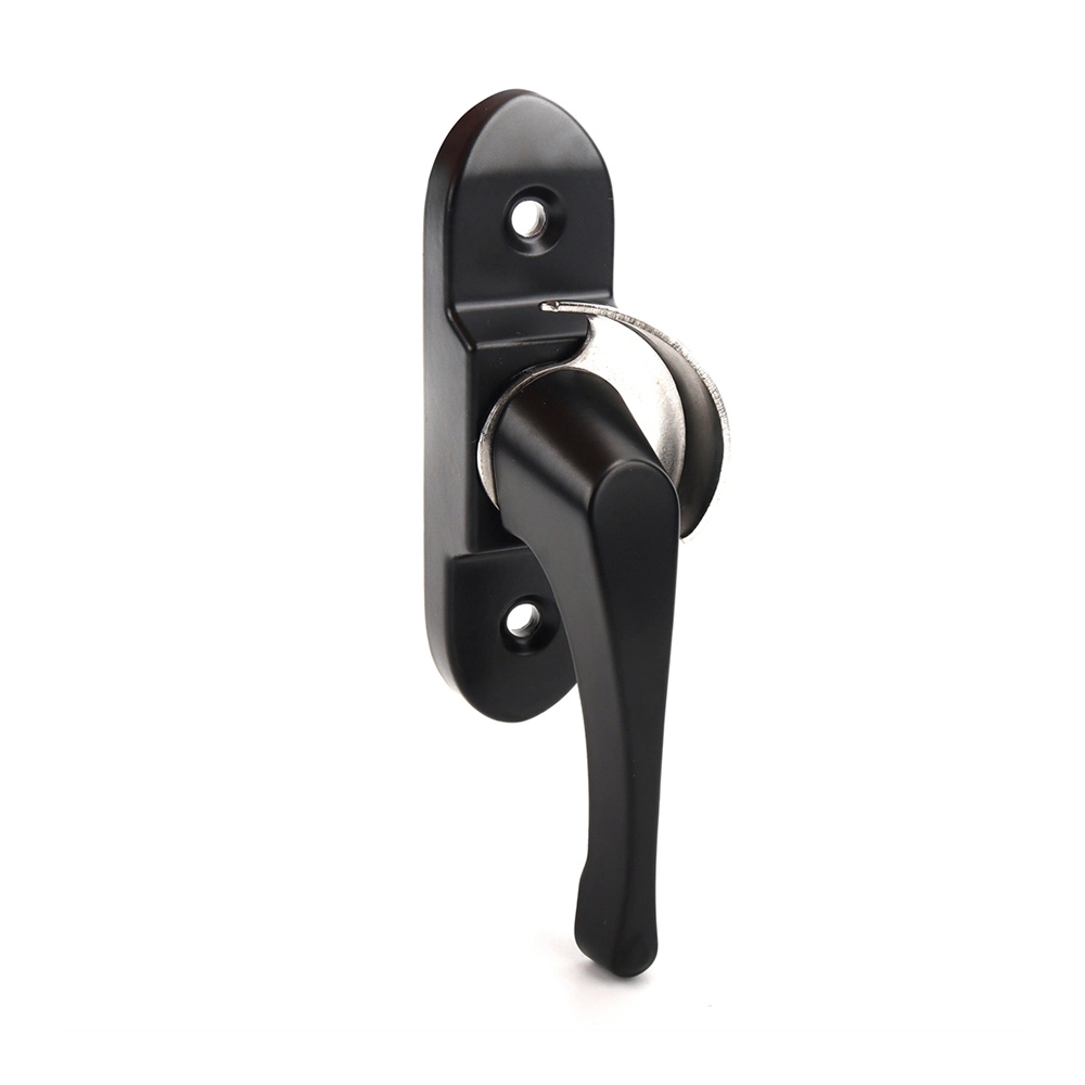 Aluminium Sliding Window Lock Accessories Black White Anti-Theft Lock Half Moon Hook Crescent Lock