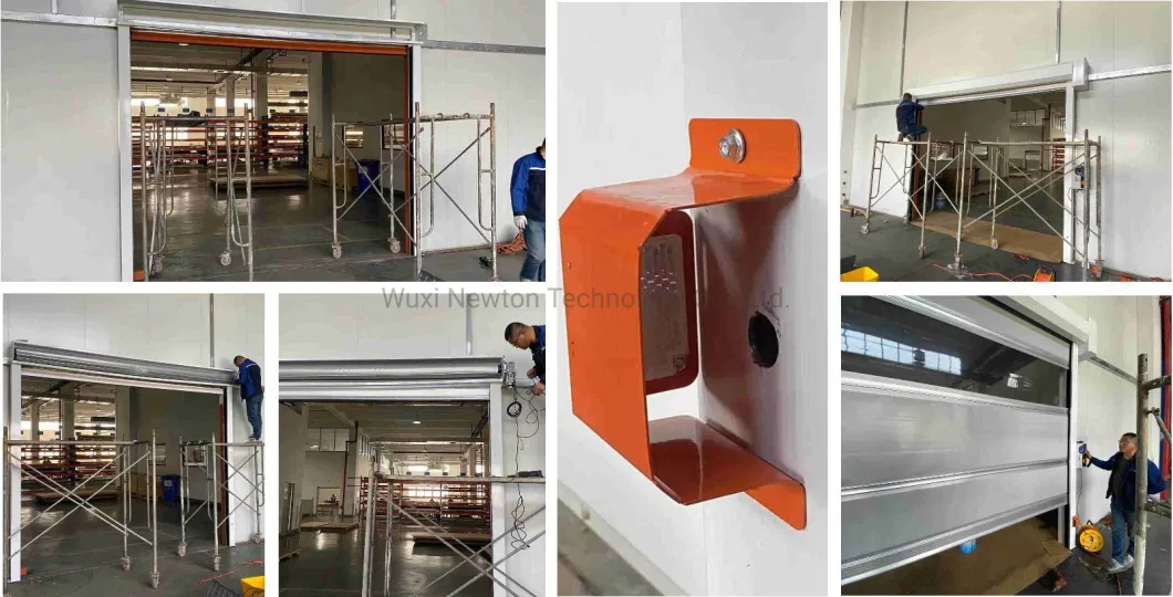 Speed Roll up Door Colorful and Safety High Speed PVC Rolling Door for Industrial Open Close 0.6-1.2m/S Speed Rolling Door