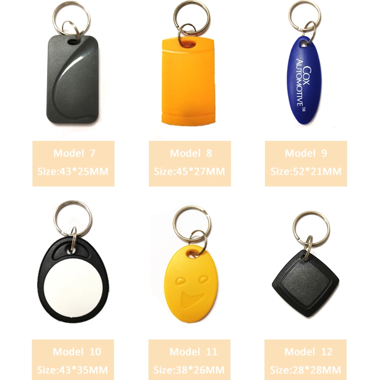 Customizable Printing &Size Lf125kHz T5577 IC RFID Key Tag Uid Changeable ABS Plastic Keyfob