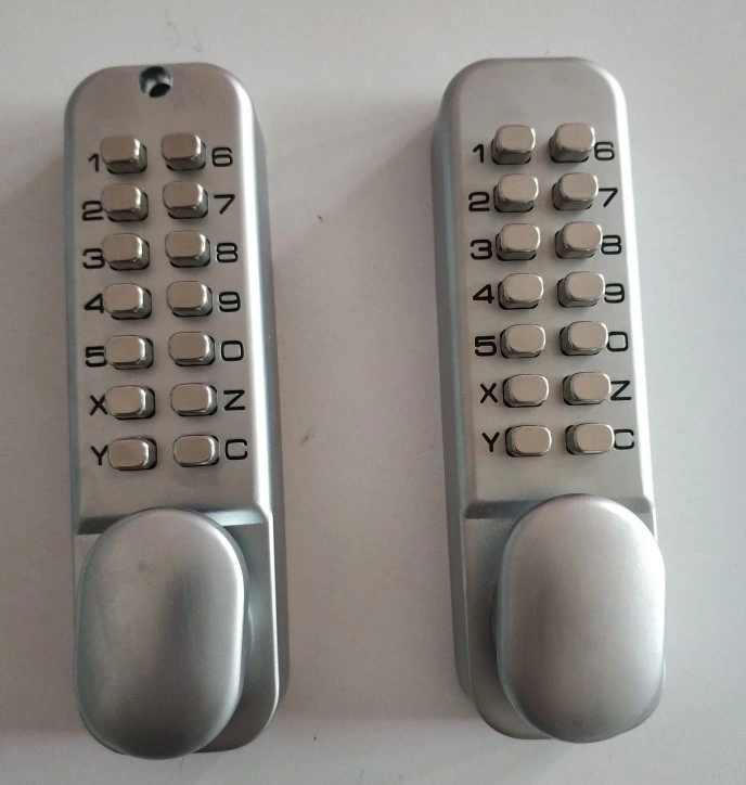 Double Sided Waterproof Mechanical Keypads Code Door Keyless Lock with Handle