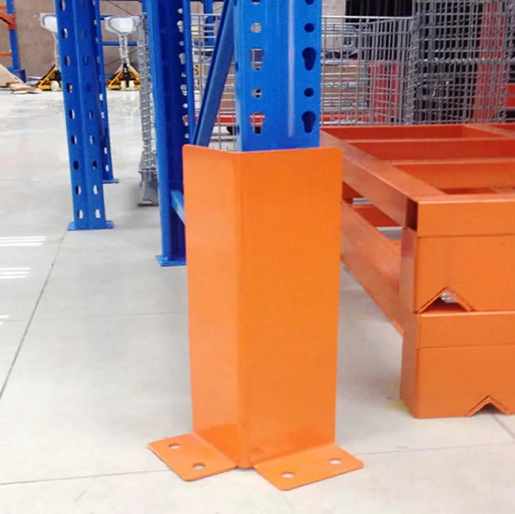 Warehouse Storage Racking Column Guard Corner Powder Coated Steel Pallet Rack Frame Upright Protector with ISO