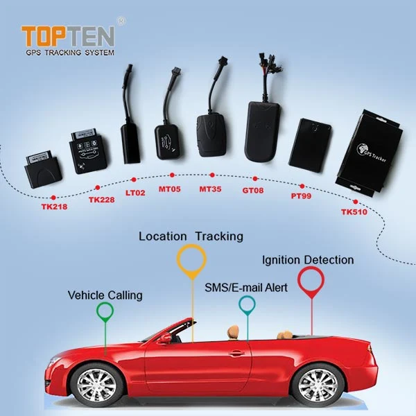 GPS Tracker Car with Engine off Door Open Alarm (TK510-DI)