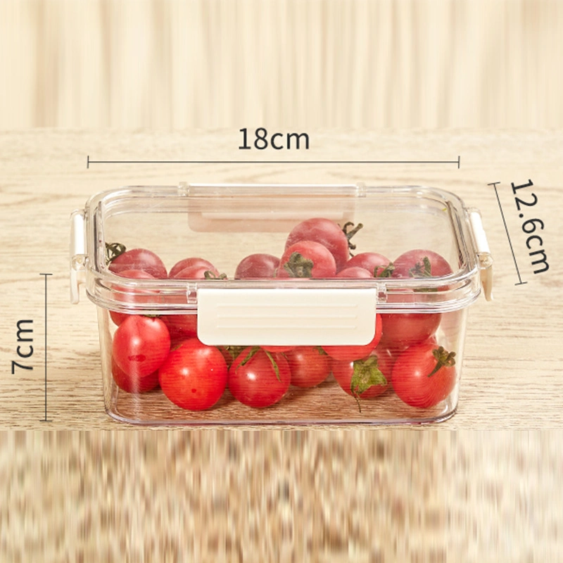 Compartment Sealed Large-Capacity Salad Fruit Home Transparent Frozen Separated Crisper Box