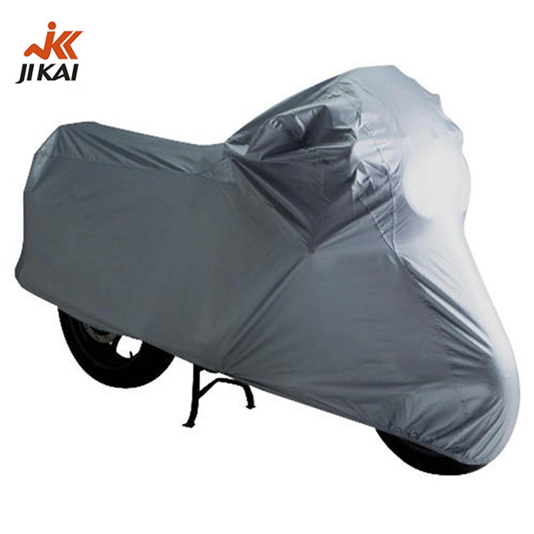 Foldable Motorcycle Cover Waterproof Silver Coating Polyester Heat Protection Lockable Motorcycle Cover for Japanese