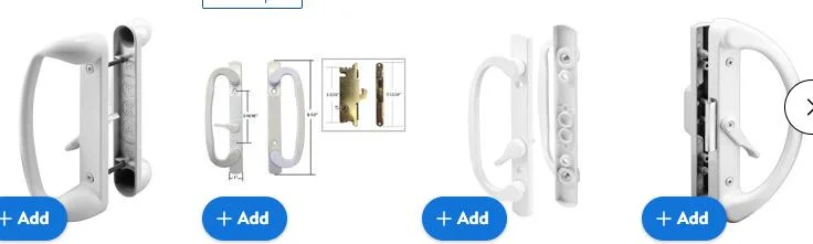 White, Slim-Line Keyed Sash Lock