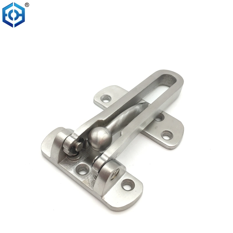 Stainless Steel Security Door Guard Gate Latches Swing Bar Door Chain Burglar