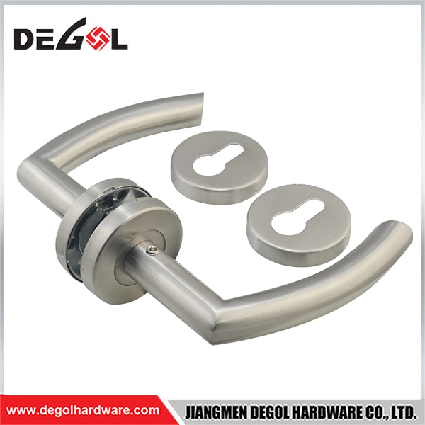 Stainless Steel 201/202 Door Handles Oval Cover Shape