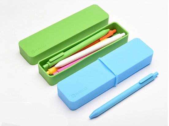 Multi-Function Silicone Color Pencil Case Stationery Gift Box Children Suit