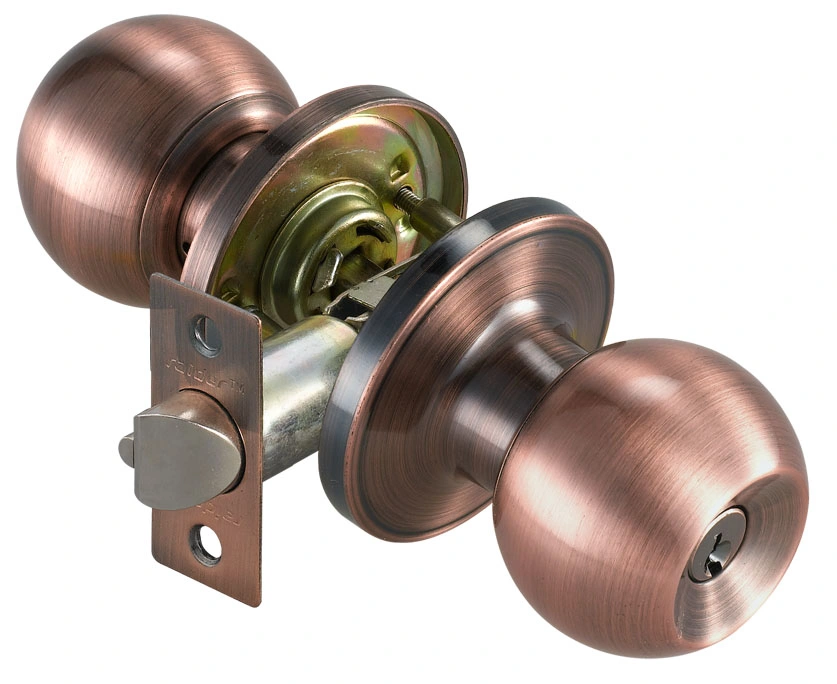 Tubular Knob Lockset Door Lock Ball Enty Stainless Steel Safe Lock Hinge