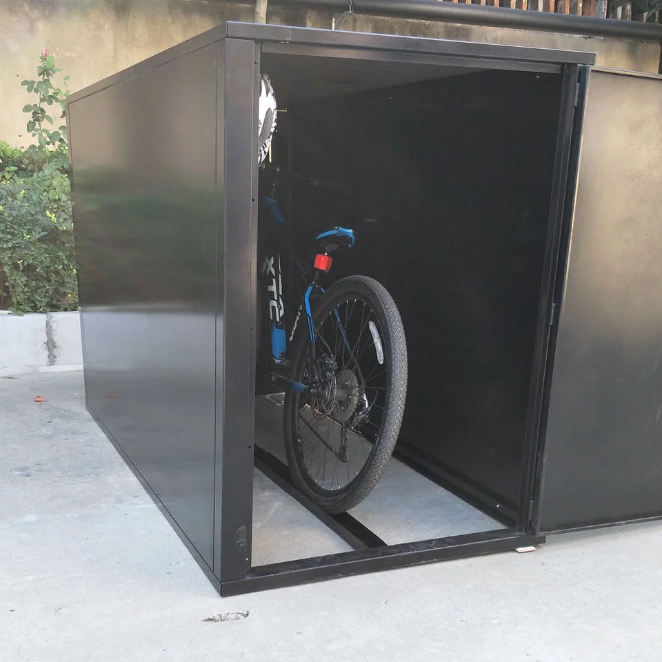 Metal Frame Grey Carport Steel Bike Shed Storage Shelters Cage