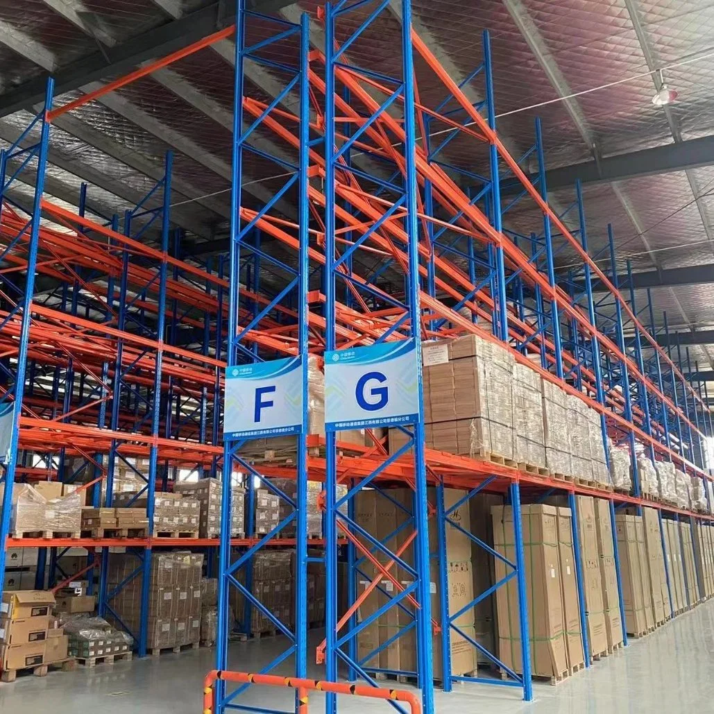 Warehouse Storage Racking Column Guard Corner Powder Coated Steel Pallet Rack Frame Upright Protector with ISO