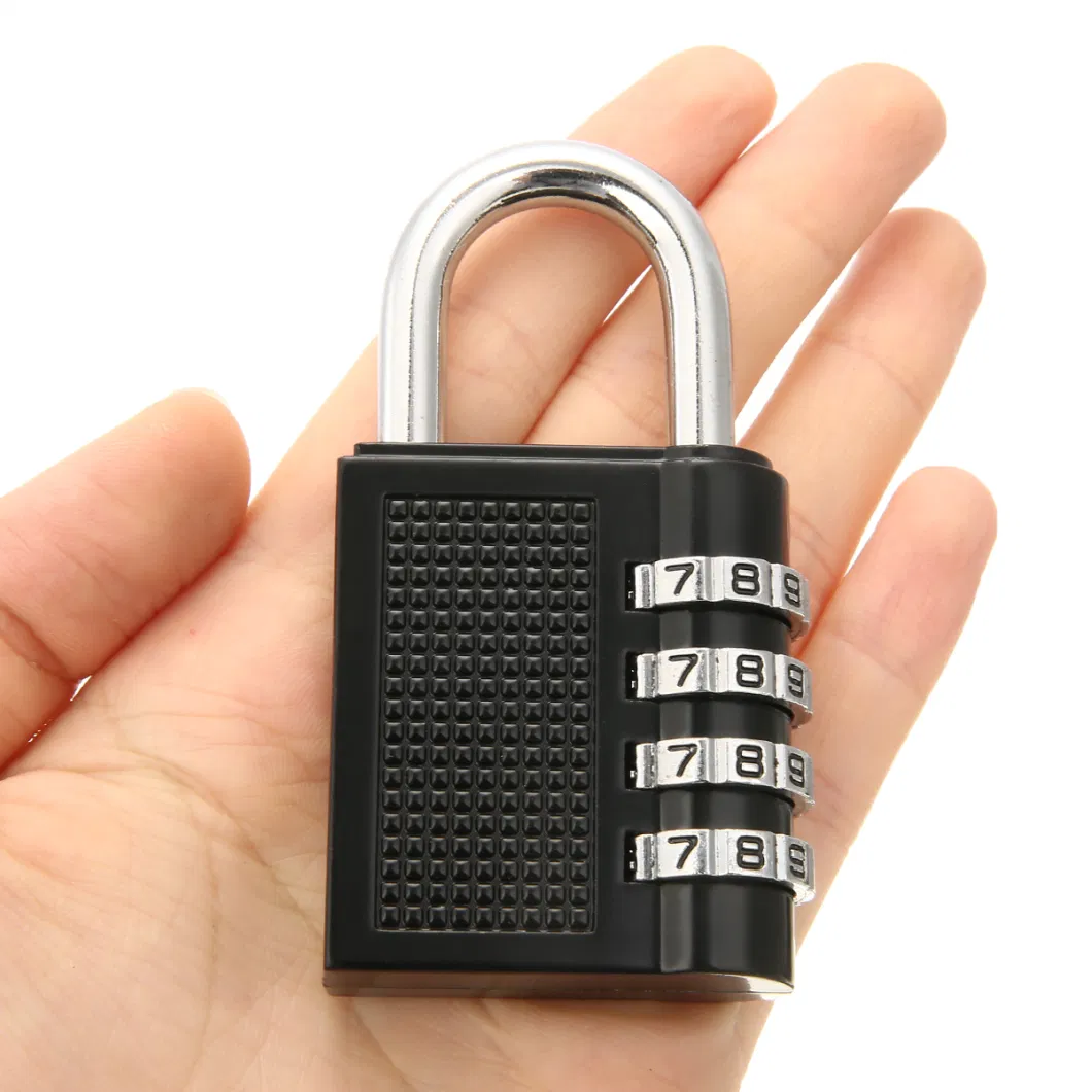 Combination Lock 4 Digital Outdoor Waterproof Padlock for School Gym Locker