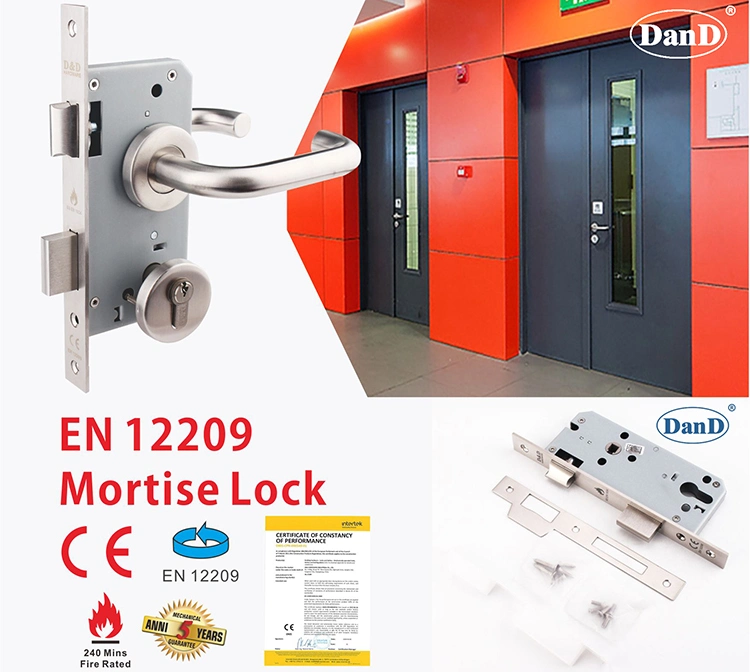 Latch Bolt Lock Body Stainless Steel 55mm Safety Mortise Door Lock