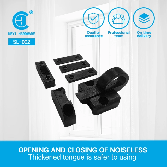 Keyi Metal Sliding Window Crescent Lock Plastic Window Lock Plastic Lock