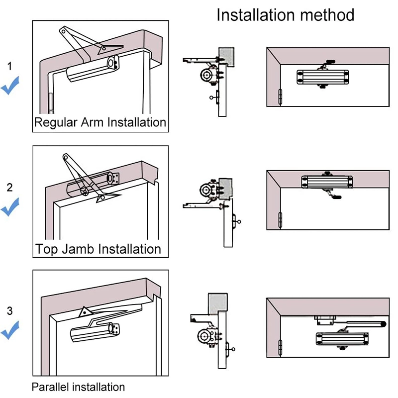 072# Spring Automatic Door Closer