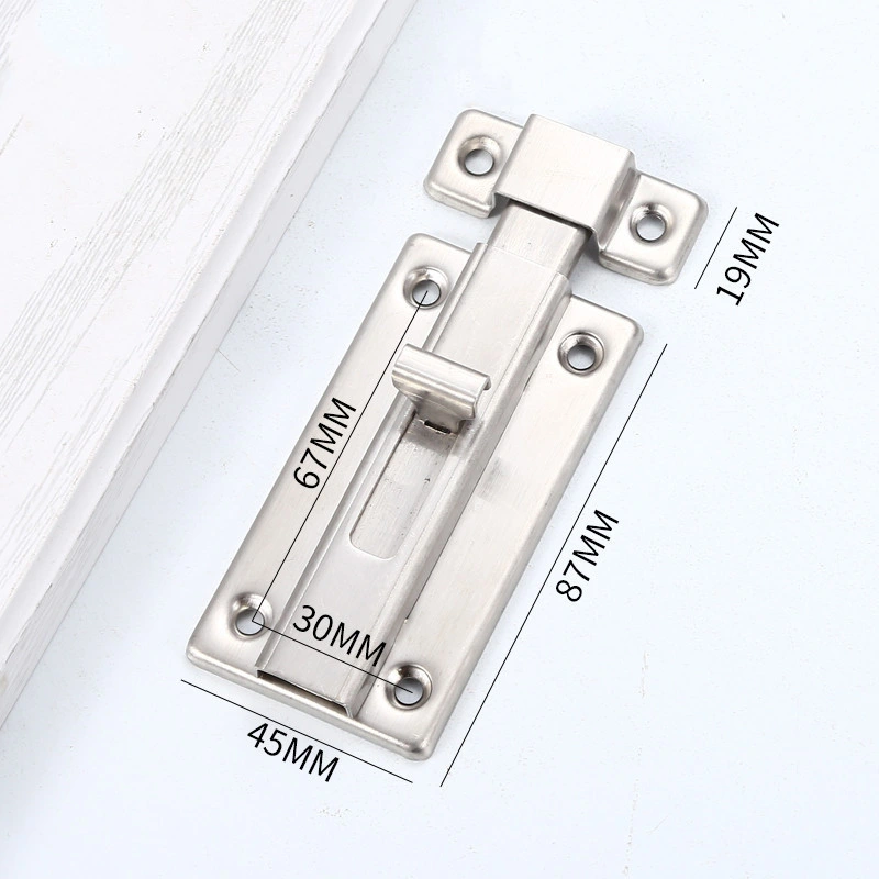 Customizable Latch Stainless Steel Window Accessories Manual Security Latch