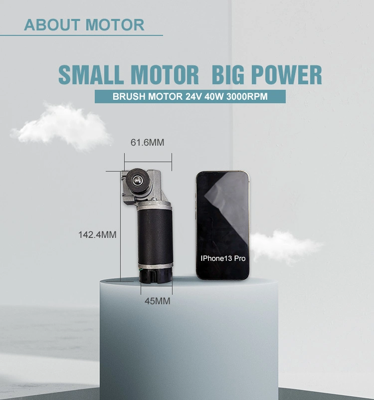 Sensor Active Mini Remote Control Sliding Motor Drive for Balcony