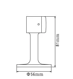 B-DS14-PB High Quality Brass Door Stop