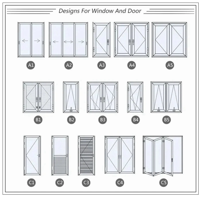 Aluminium Casement with Built-in Burgularproof Bars