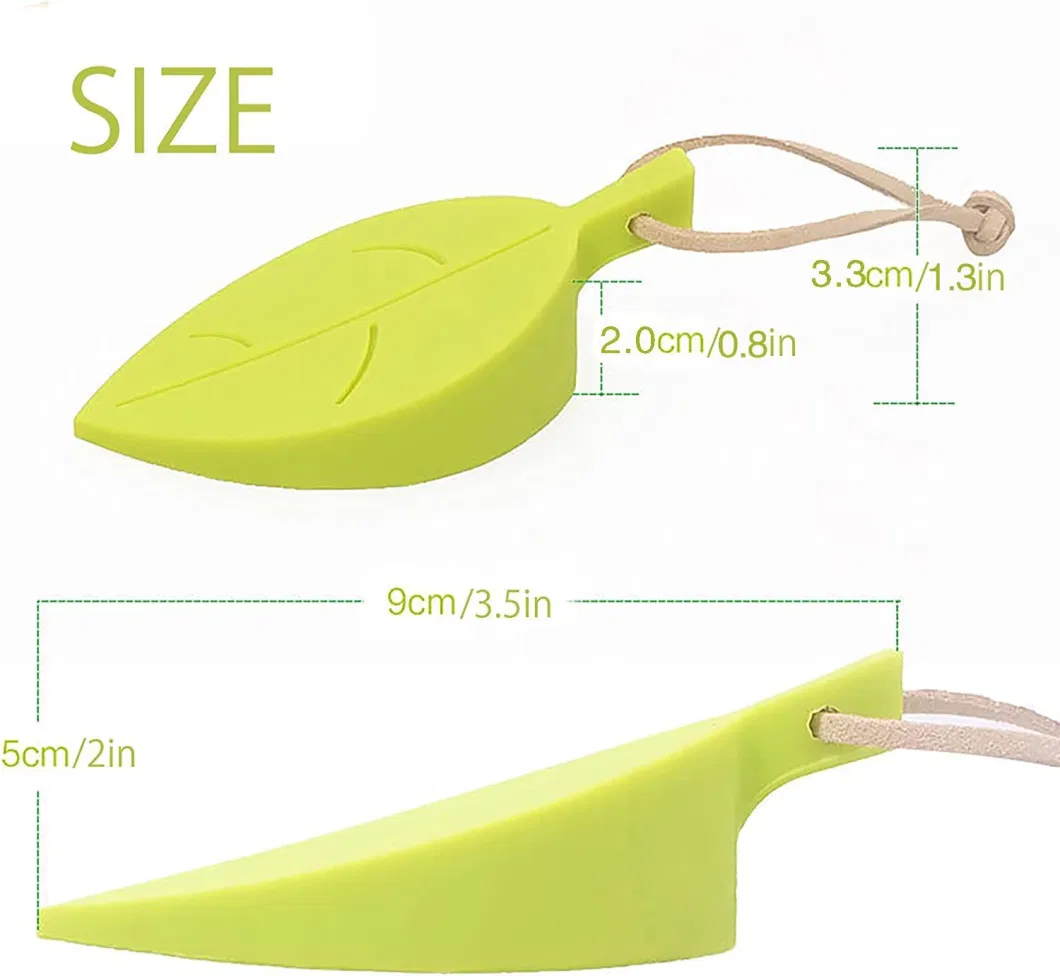 Silicone Leaves Door Stopper Window/Door Stops for Home and Office