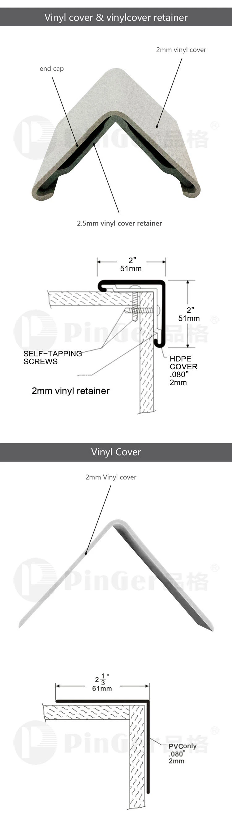 New Hospital Bumpers PVC Corner Guards