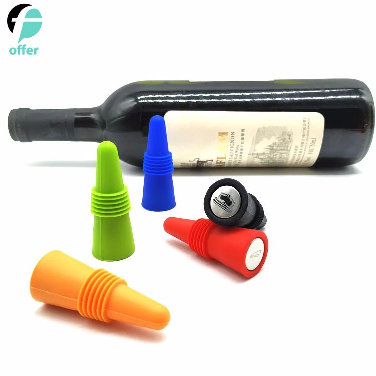 Novelty Silicone Wine Bottle Stoppers Beer Wine Cork Plug Cover Kitchen