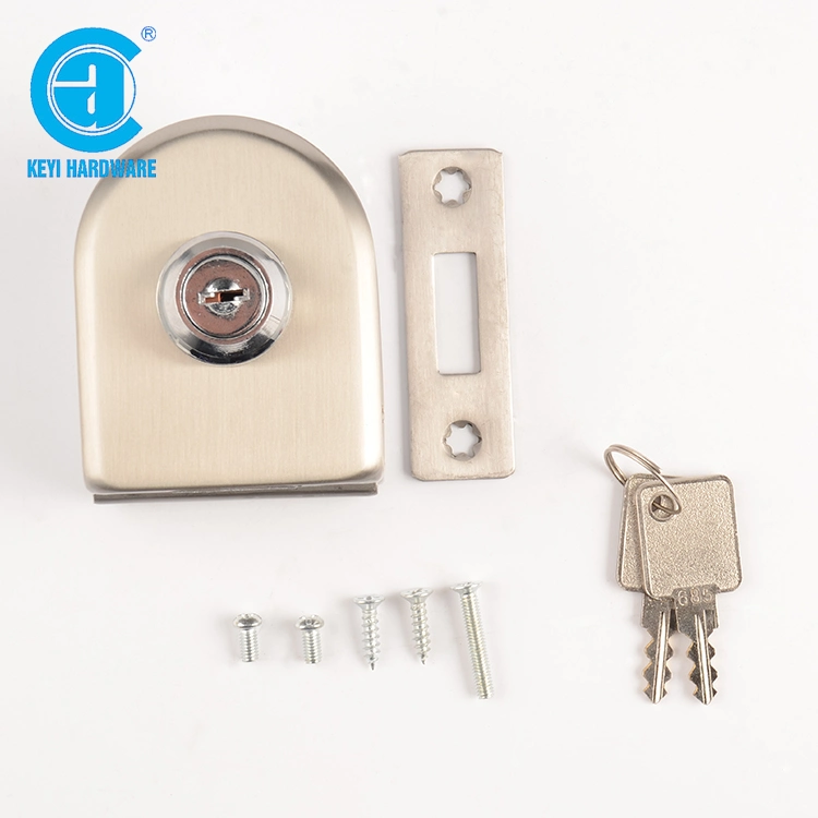 Keyi Metal Kg-15s Zinc Alloy Door Lock with Key Bolt Swing Glass Central Door Lock