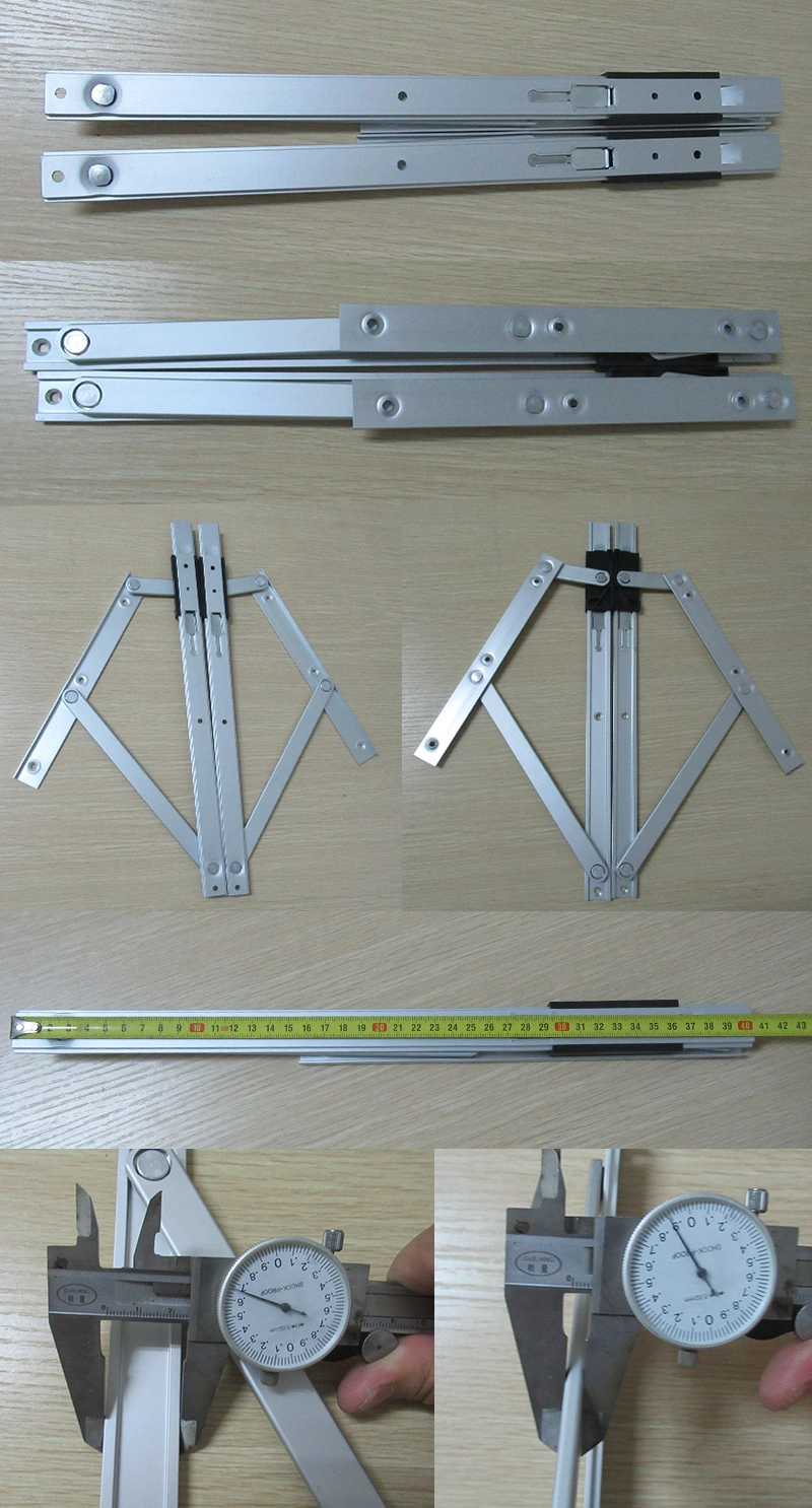 Square Groove Casement Friction Window Stay Arm for Aluminum Window