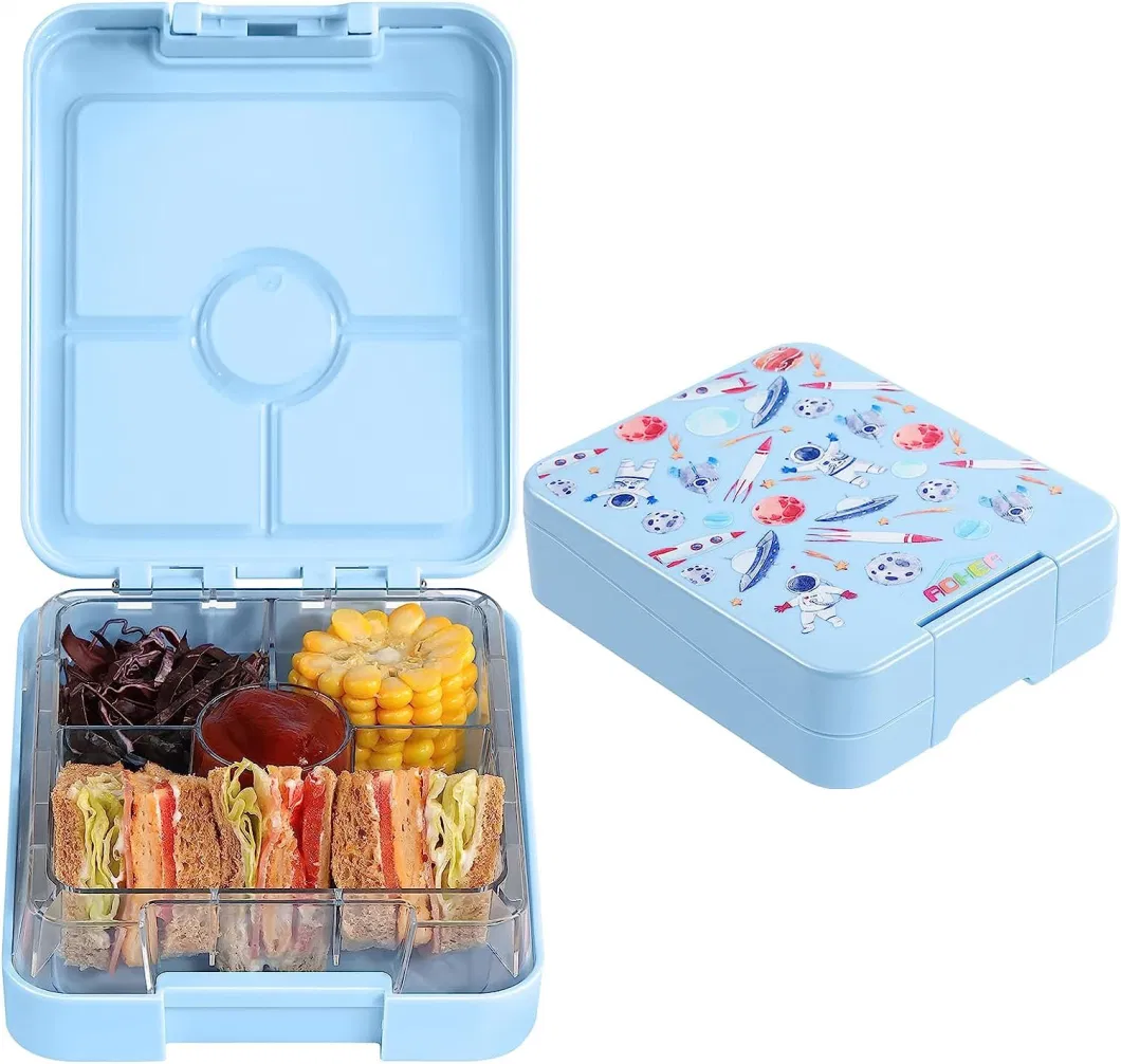 Aohea Leak Resistant and Microwave Safe Kids Mini Bento Lunch Box