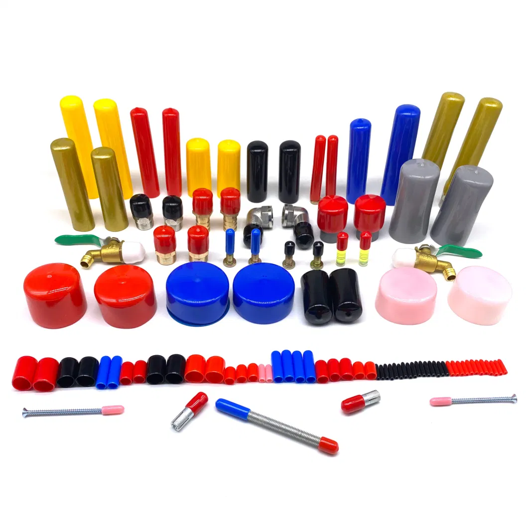 Hot Sale Colored Soft PVC Vinyl Cap Assortment Kit Bolt Screw Rubber Safety Cover