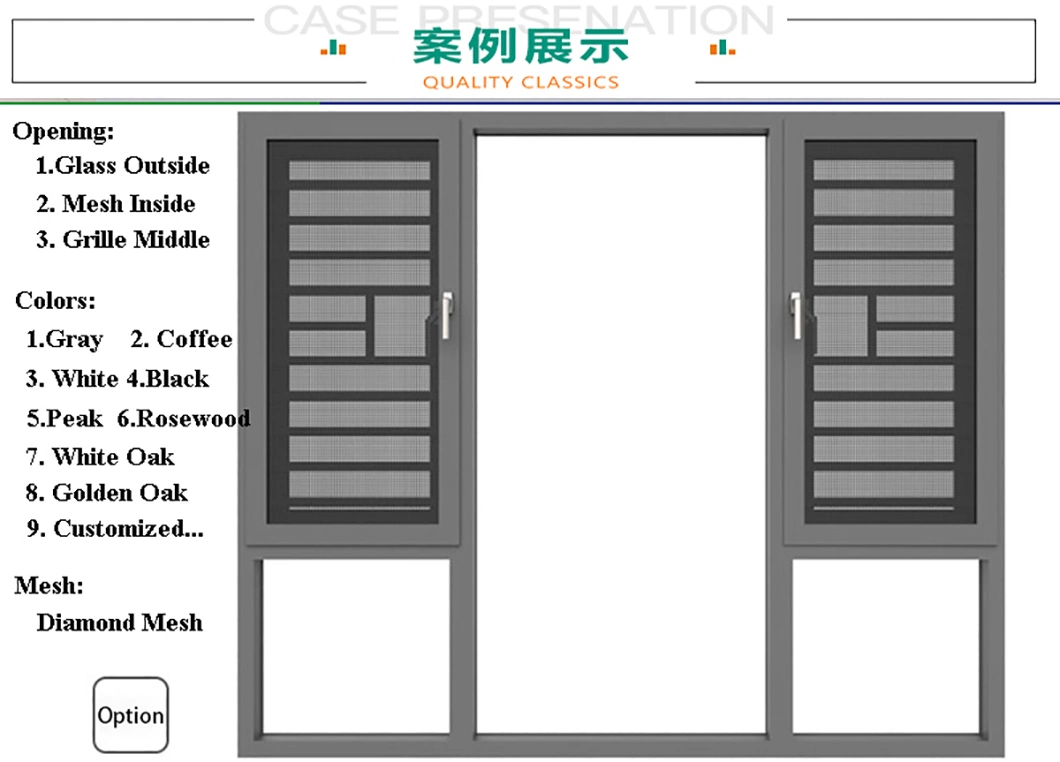 Windows and Doors Manufacturer Used Hurricane Impact Metal Aluminium Double Glazed Glass Door Window Price