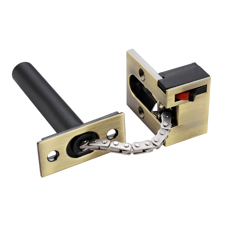 Gold Anti-Theft Zinc Alloy Hidden Security Door Chain Lock