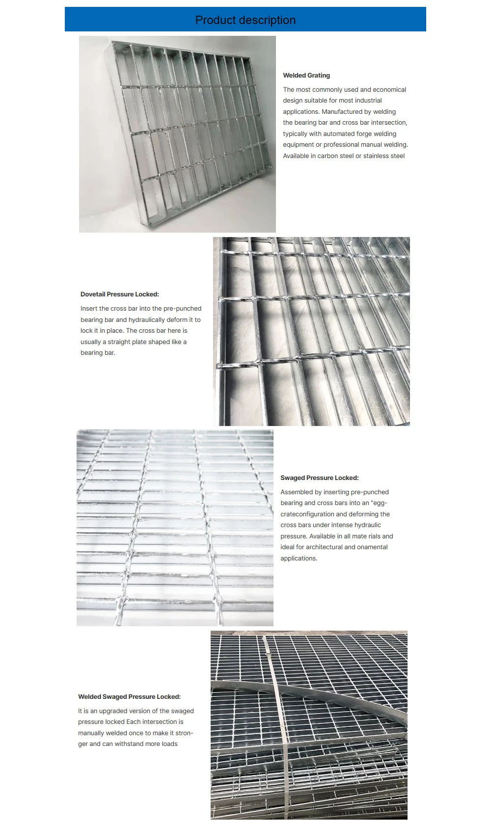 Galvanized Bar Grating From Professional Galvanized Grating Manufacturer