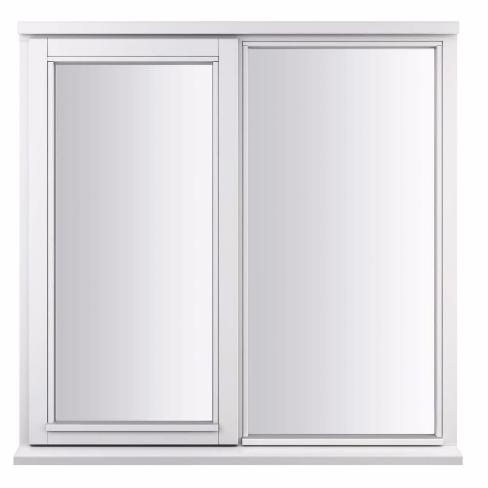 Economic Option Plastic Glass Window UPVC/PVC Profile Sliding Window
