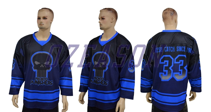 Goalie Hockey Jersey Team Set Sublimation Blank Custom Ice Hockey Hoodies